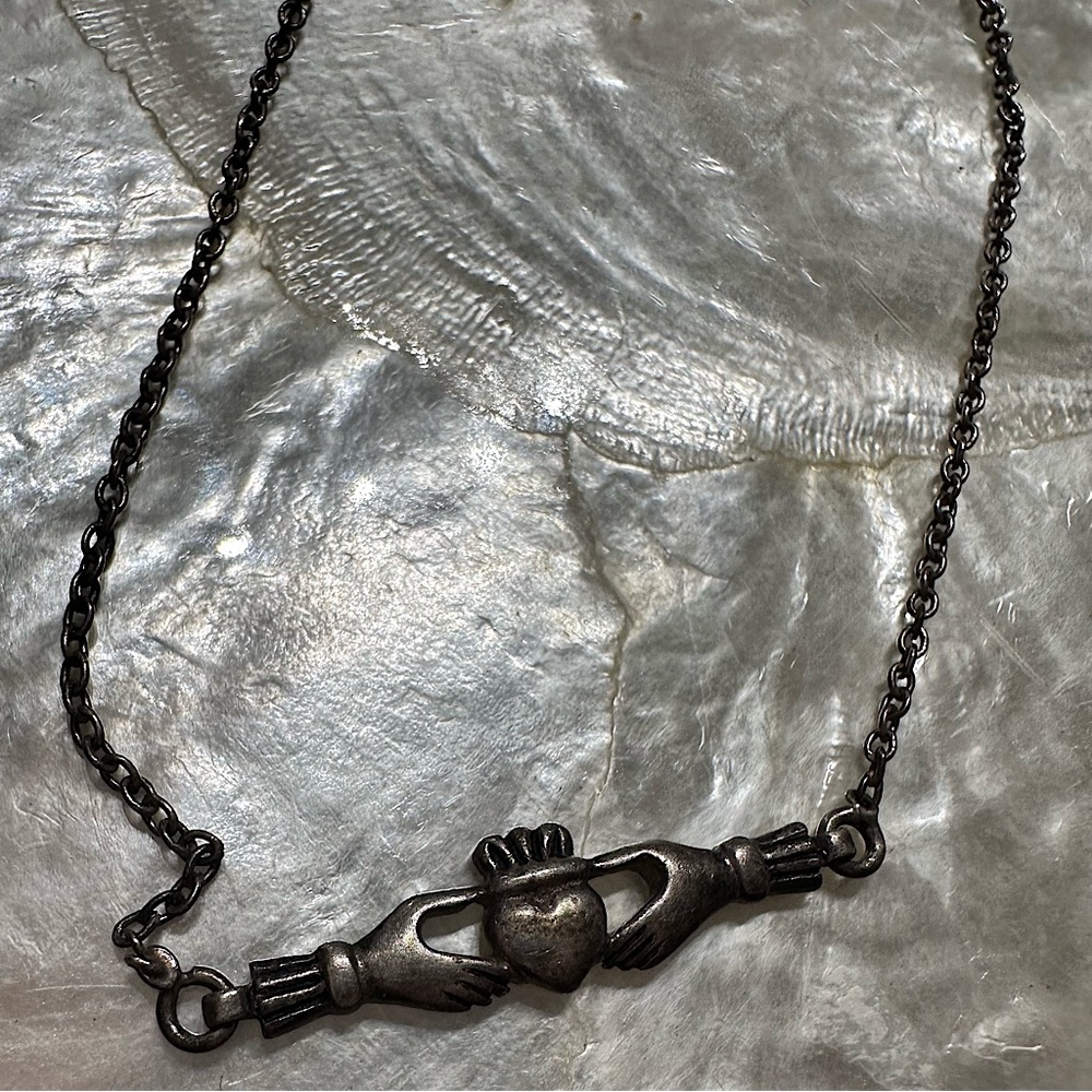 925 Sterling Silver Claddagh Anklet